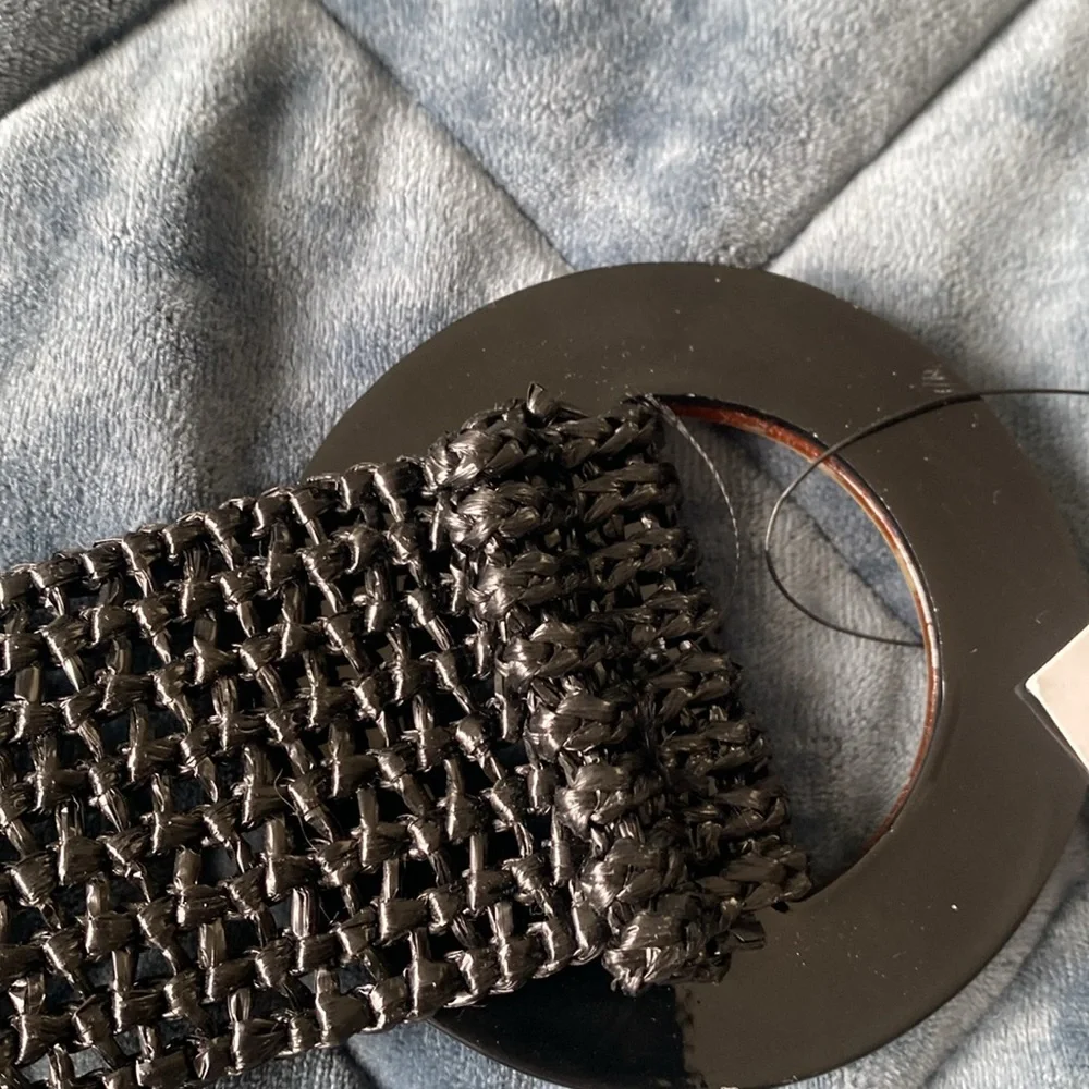 NWT Zara Knit Black Belt